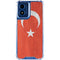Turkish Flag Distressed Moto G 5G (2024) Clear Case