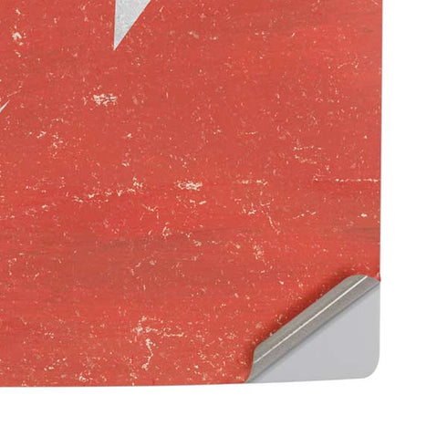 Turkish Flag Distressed PS5 Pro Disk Console Skin