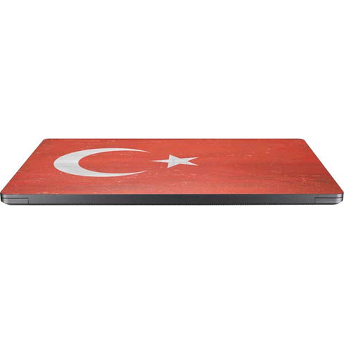 Turkish Flag Distressed Surface Laptop 7 13.8in Skin