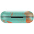 Turquoise and Orange Marble Amazon Echo Buds Skin