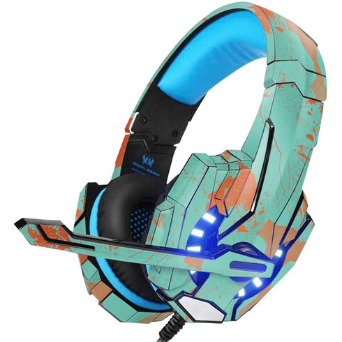 Turquoise and Orange Marble BENGOO G9000 Skin