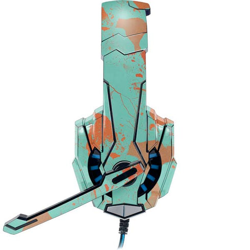 Turquoise and Orange Marble BENGOO G9000 Skin