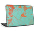 Turquoise and Orange Marble HP Chromebook Skin