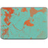 Turquoise and Orange Marble HP Chromebook Skin