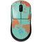Turquoise and Orange Marble G Pro Wireless Gaming Mouse Skin