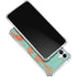 Turquoise and Orange Marble Gabb Phone 4 Clear Case