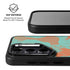 Turquoise and Orange Marble Galaxy S24 FE Kickstand Case