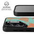 Turquoise and Orange Marble Galaxy S25 Kickstand Case