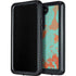 Turquoise and Orange Marble Galaxy S24 Plus Waterproof Case