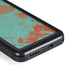 Turquoise and Orange Marble Galaxy S24 Plus Waterproof Case