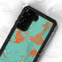 Turquoise and Orange Marble Galaxy S24 Plus Waterproof Case