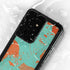 Turquoise and Orange Marble Galaxy S24 Ultra Waterproof Case