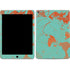 Turquoise and Orange Marble iPad Skins