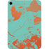 Turquoise and Orange Marble Apple iPad Mini Skin