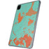 Turquoise and Orange Marble iPad Pro 11in (2024) Clear Case