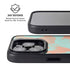 Turquoise and Orange Marble iPhone 14 Pro Kickstand Case