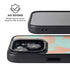 Turquoise and Orange Marble iPhone 15 Kickstand Case