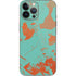 Turquoise and Orange Marble iPhone 15 Pro Max Skin
