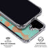 Turquoise and Orange Marble iPhone 16 Clear Case