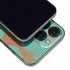 Turquoise and Orange Marble iPhone 16 Pro Skin