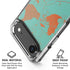 Turquoise and Orange Marble iPhone 17 Air Clear Case