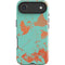 Turquoise and Orange Marble iPhone 17 Air Impact Case