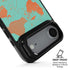 Turquoise and Orange Marble iPhone 17 Air Kickstand Case