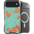 Turquoise and Orange Marble iPhone 17 Air MagSafe Case
