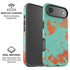 Turquoise and Orange Marble iPhone 17 Air Magsafe Impact Case