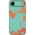Turquoise and Orange Marble iPhone 17 Air Skin