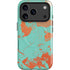Turquoise and Orange Marble iPhone 17 Pro Magsafe Impact Case