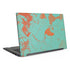 Turquoise and Orange Marble Dell Latitude Skin