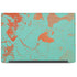Turquoise and Orange Marble Dell Latitude Skin