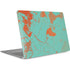 Turquoise and Orange Marble Apple MacBook Air Skin