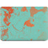 Turquoise and Orange Marble Apple MacBook Air Skin