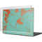 Turquoise and Orange Marble MacBook Cases