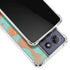 Turquoise and Orange Marble Moto G 5G (2025) Clear Case