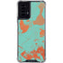 Turquoise and Orange Marble Moto G Power 5G (2024) Clear Case