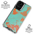 Turquoise and Orange Marble Moto G Power 5G (2024) Clear Case