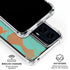 Turquoise and Orange Marble Moto G Power 5G (2024) Clear Case