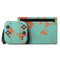 Turquoise and Orange Marble Nintendo Switch 2 (2025) with Joy-Con Skin