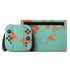 Turquoise and Orange Marble Nintendo Skins