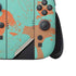Turquoise and Orange Marble Nintendo Switch 2 (2025) Joy-Con Controller Skin
