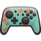 Turquoise and Orange Marble Nintendo Skins