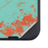 Turquoise and Orange Marble Otterbox Defender iPhone Skin