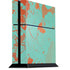 Turquoise and Orange Marble PlayStation PS4 Skins