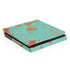 Turquoise and Orange Marble PlayStation PS4 Skins