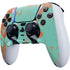 Turquoise and Orange Marble PS5 DualSense Edge Pro Controller Skin