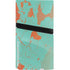 Turquoise and Orange Marble PS5 Pro Disk Console Skin