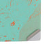 Turquoise and Orange Marble PS5 Pro Disk Console Skin